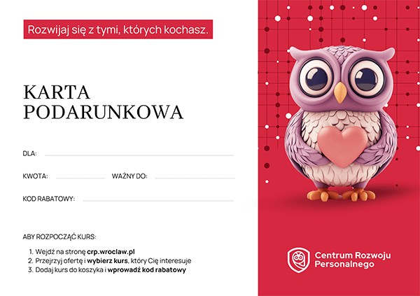 Karta podarunkowa na Walentynki - prezent pełen miłości!