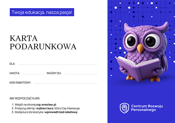 Karta podarunkowa na każdą okazję - idealny prezent!