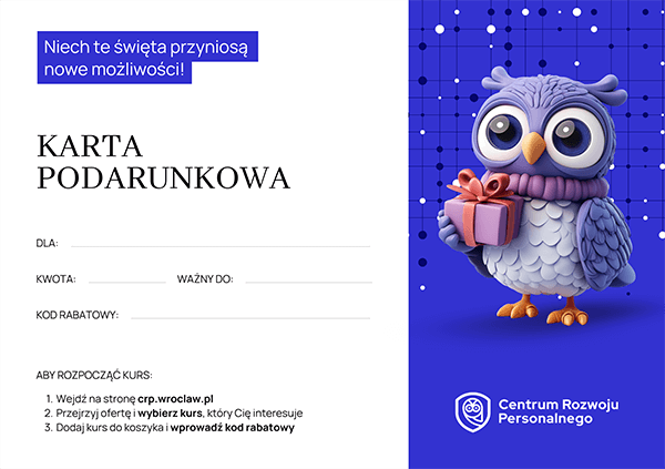 Karta podarunkowa na Święta - najlepszy prezent pod choinkę!